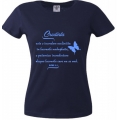 Tricou dama negru XL, Credinta este o incredere neclintita